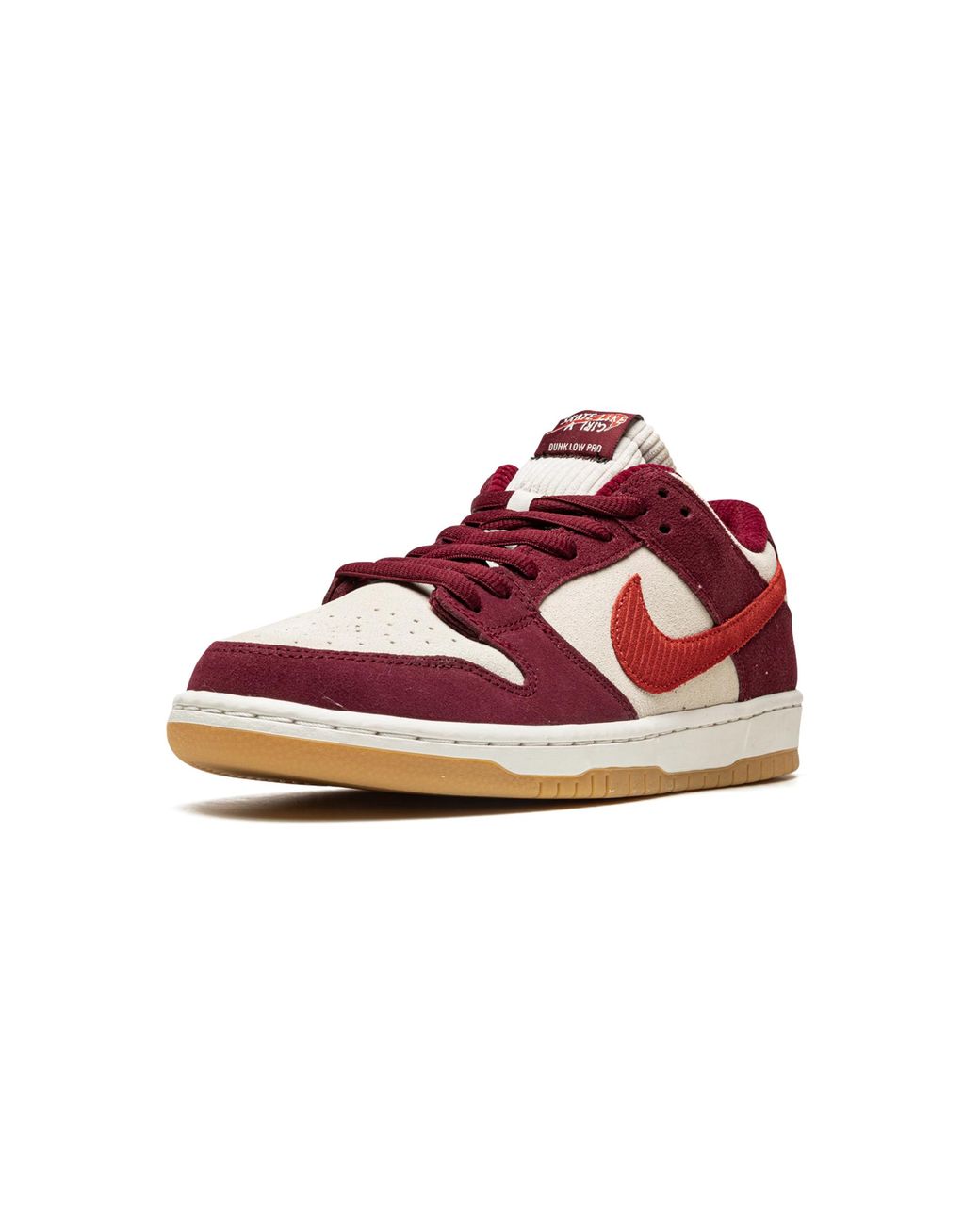 Nike Red Sb Dunk Low "Skate Like A Girl" Dx4589 600" for men
