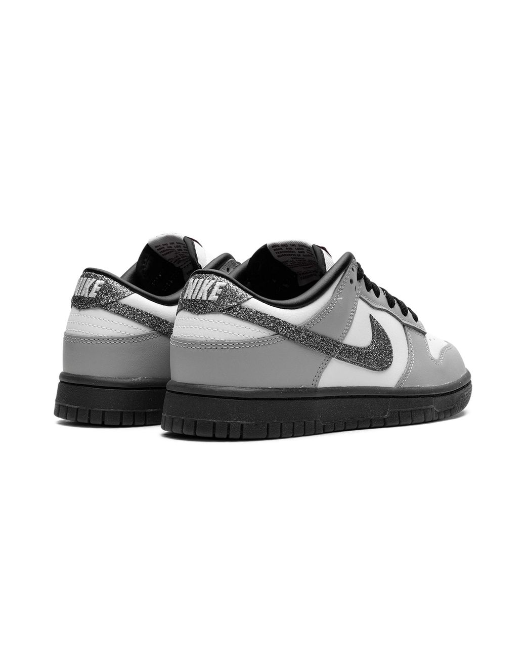 Nike Black Dunk Low Lx "Glitter Swoosh Light Smoke" Hq3462 191"