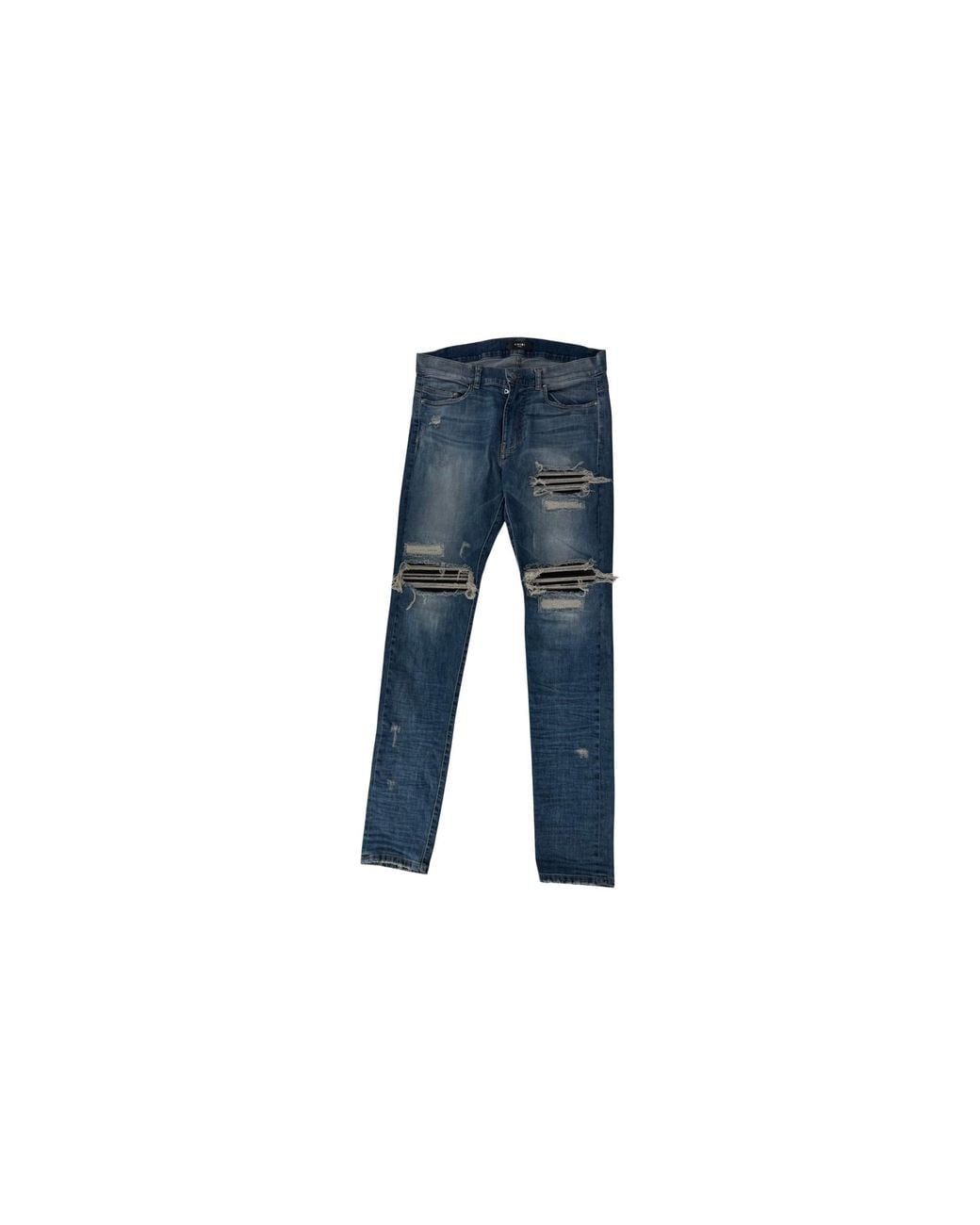 Amiri Black Mx1 Ribbed Jeans Ac7B8A25" for men