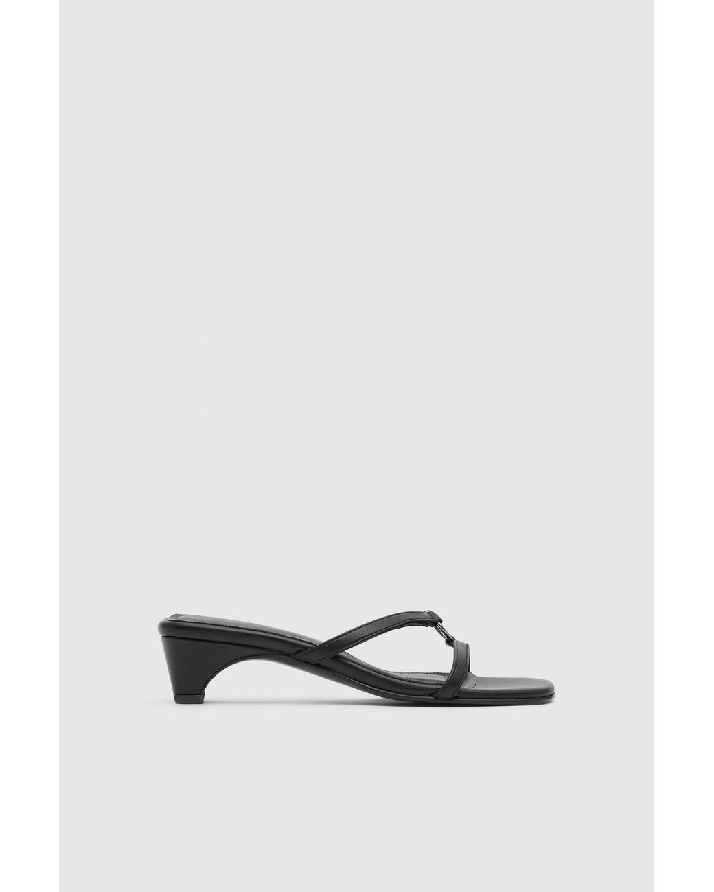 St. Agni White Multi Strap Heel
