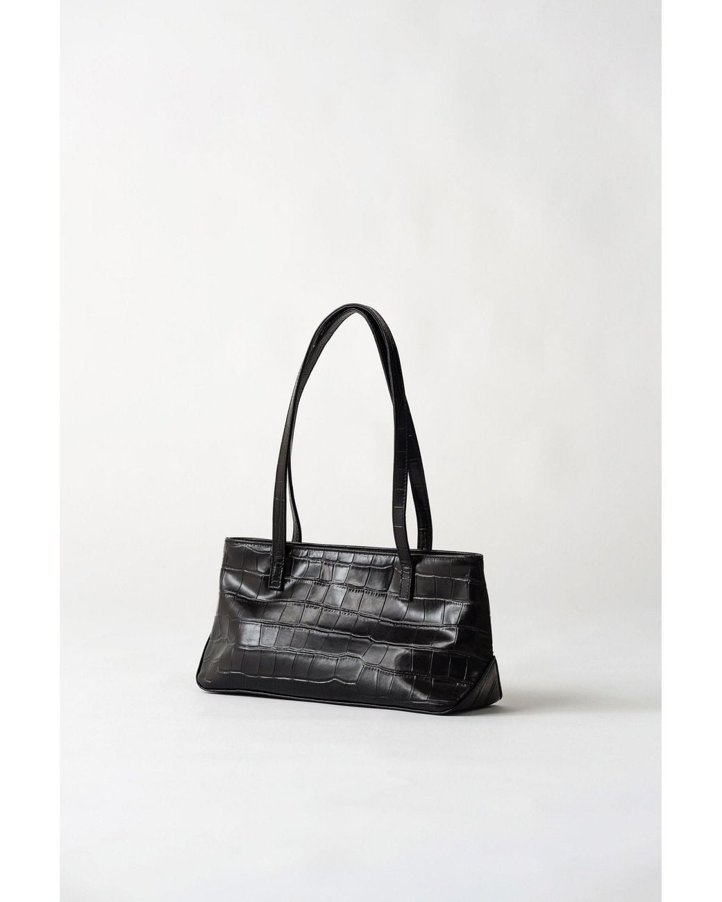 St. Agni Black Slim Shoulder Bag