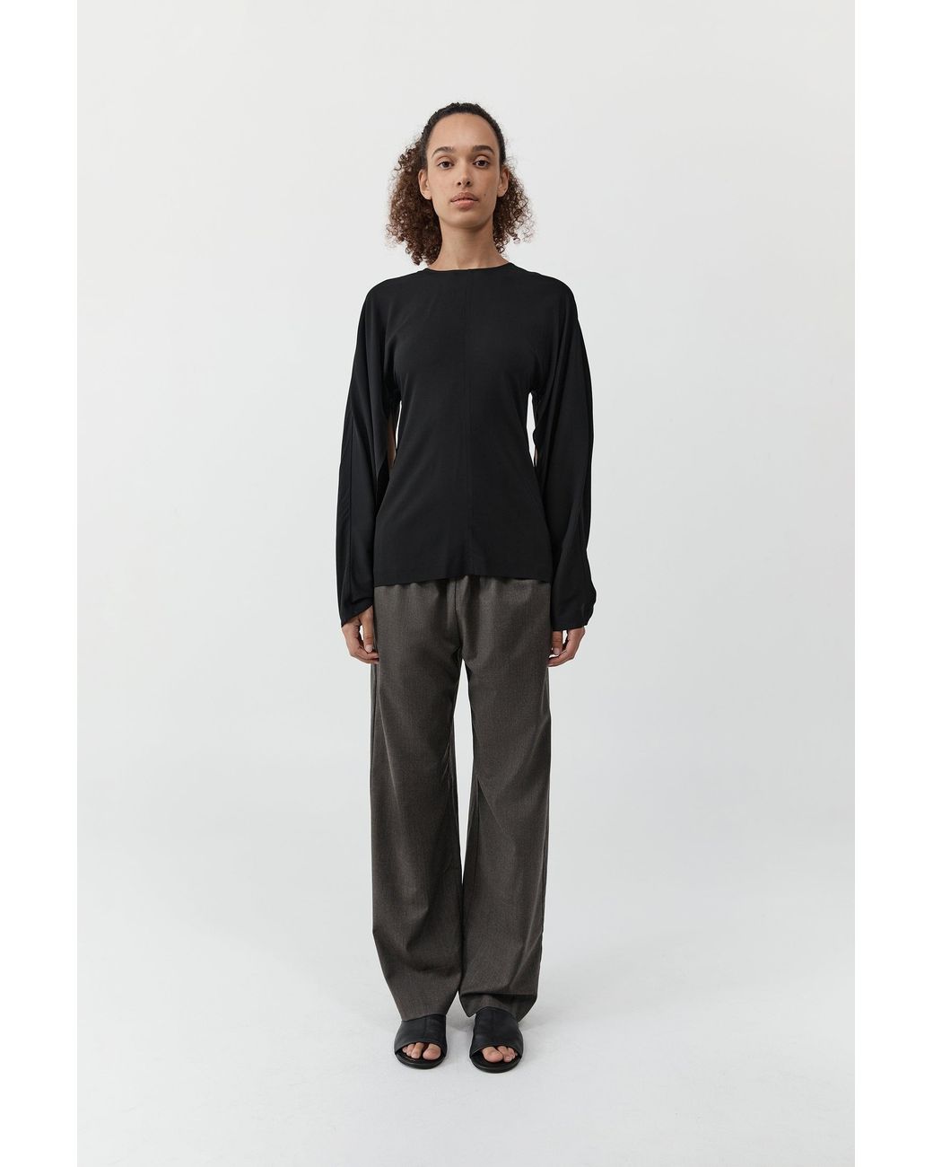 St. Agni Black Hybrid Top