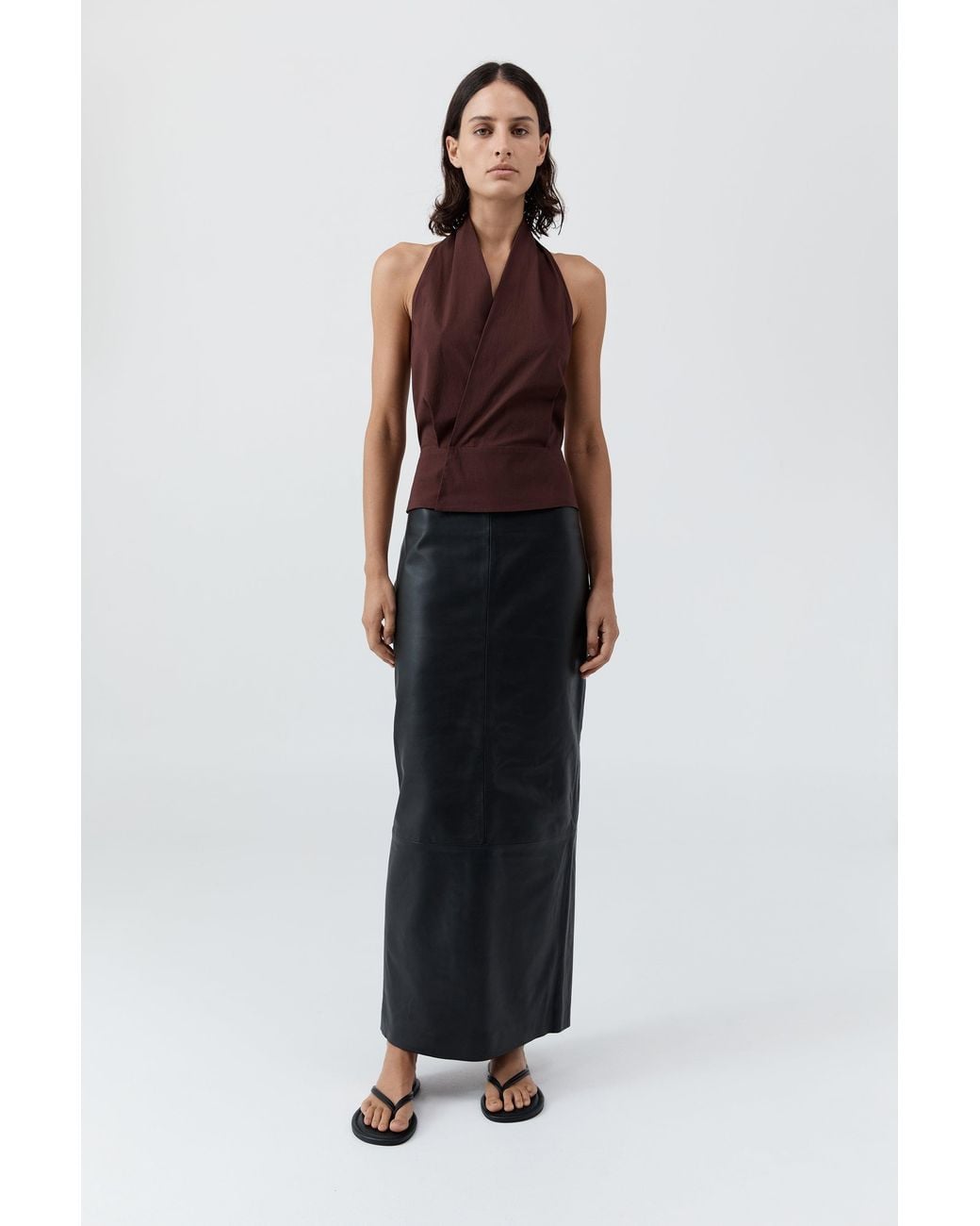 St. Agni Multicolor Halter Wrap Top