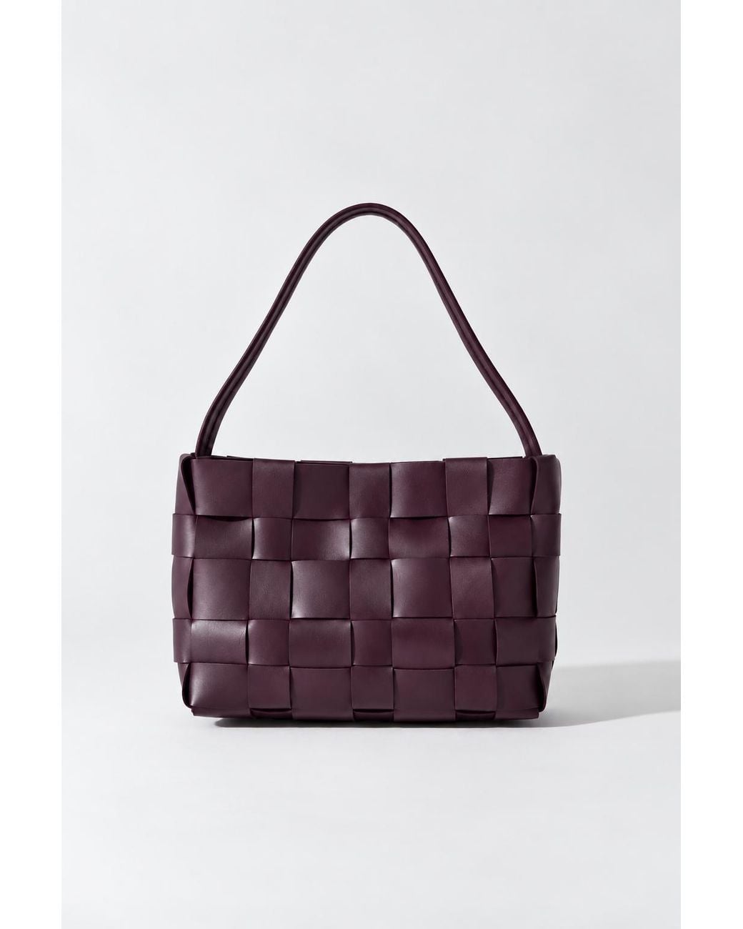 St. Agni Black Woven Mini Tote