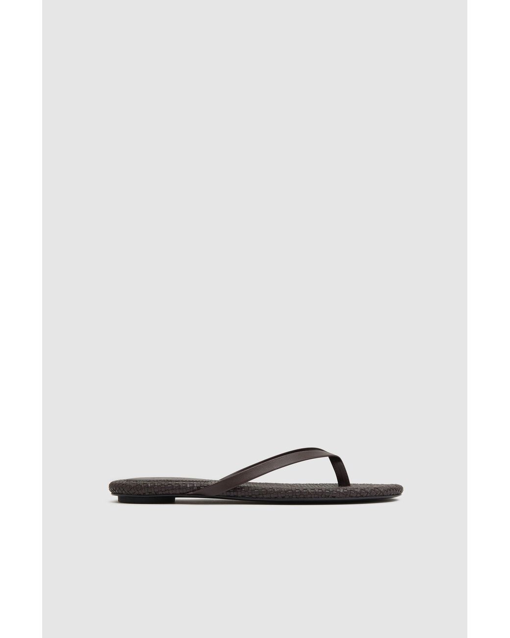 St. Agni White Woven Flip Flop