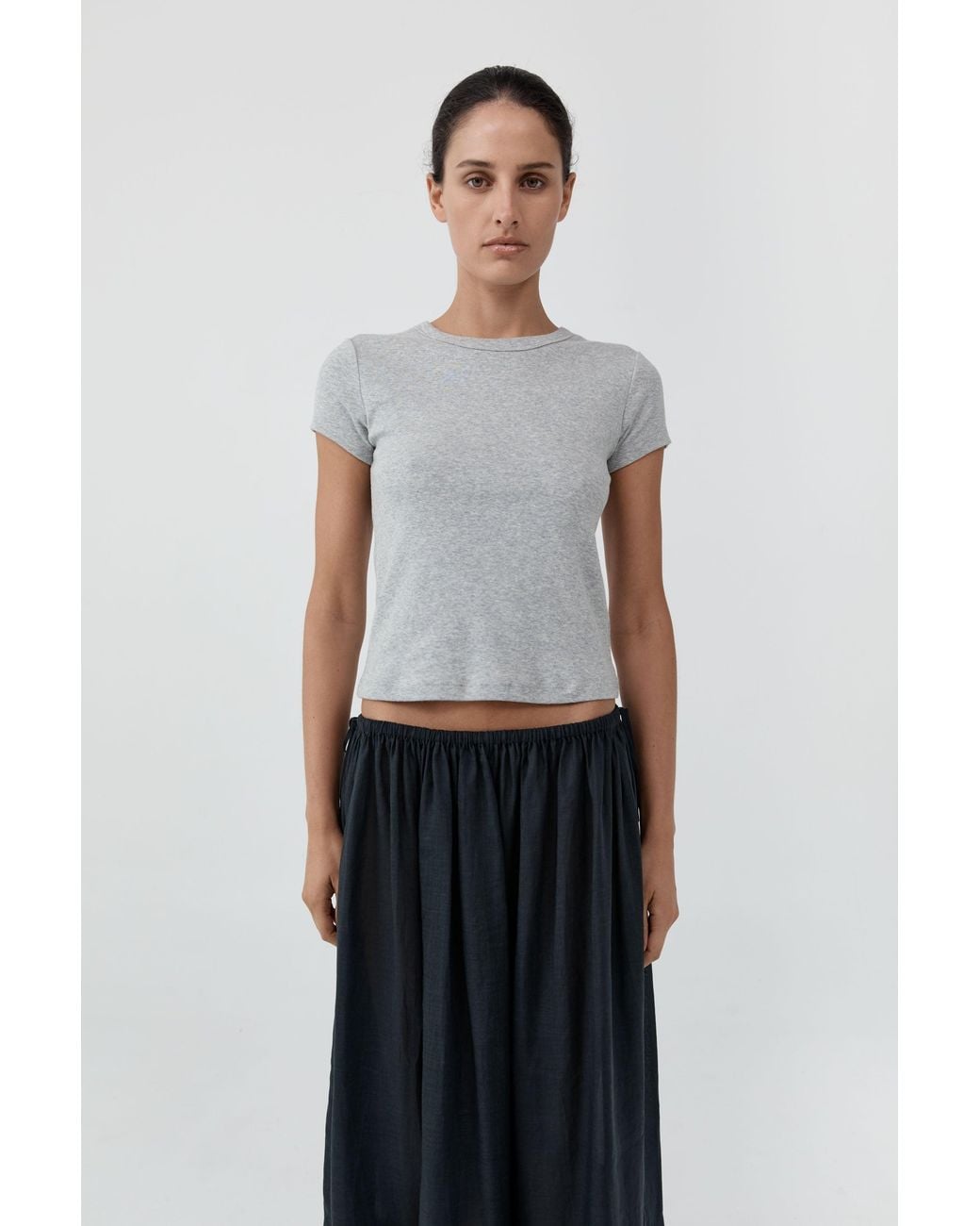 St. Agni White Organic Cotton Baby Tee