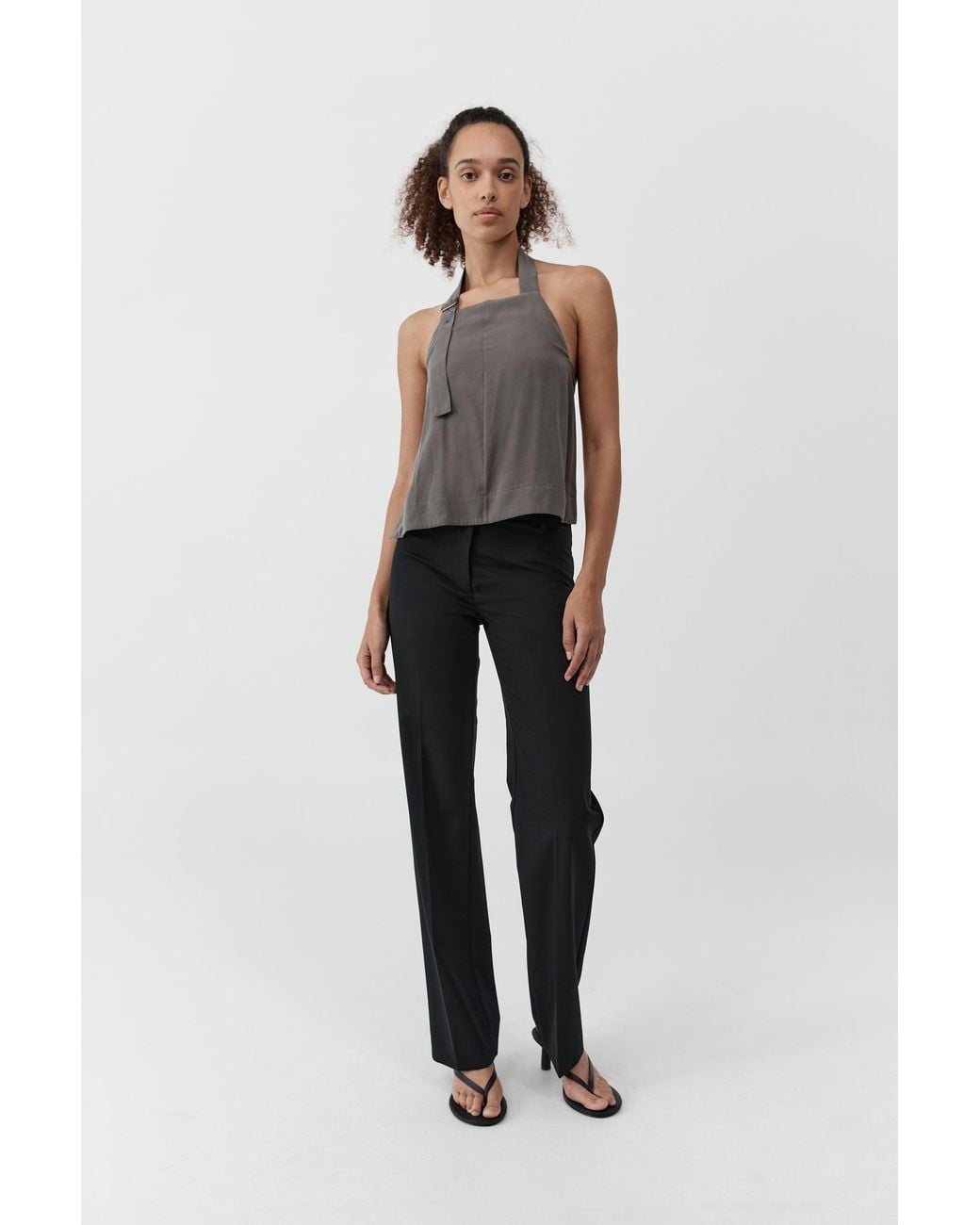 St. Agni White Apron Top