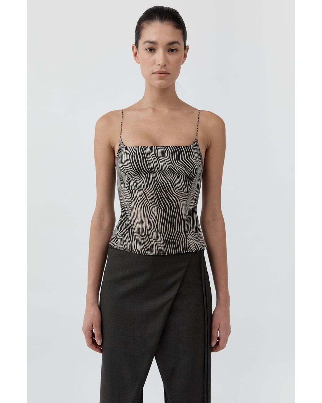 St. Agni Multicolor Savannah Silk Cami