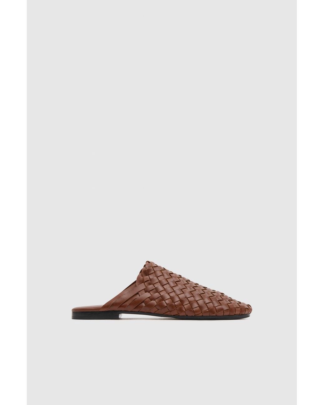 St. Agni Brown Bunto Woven Loafer