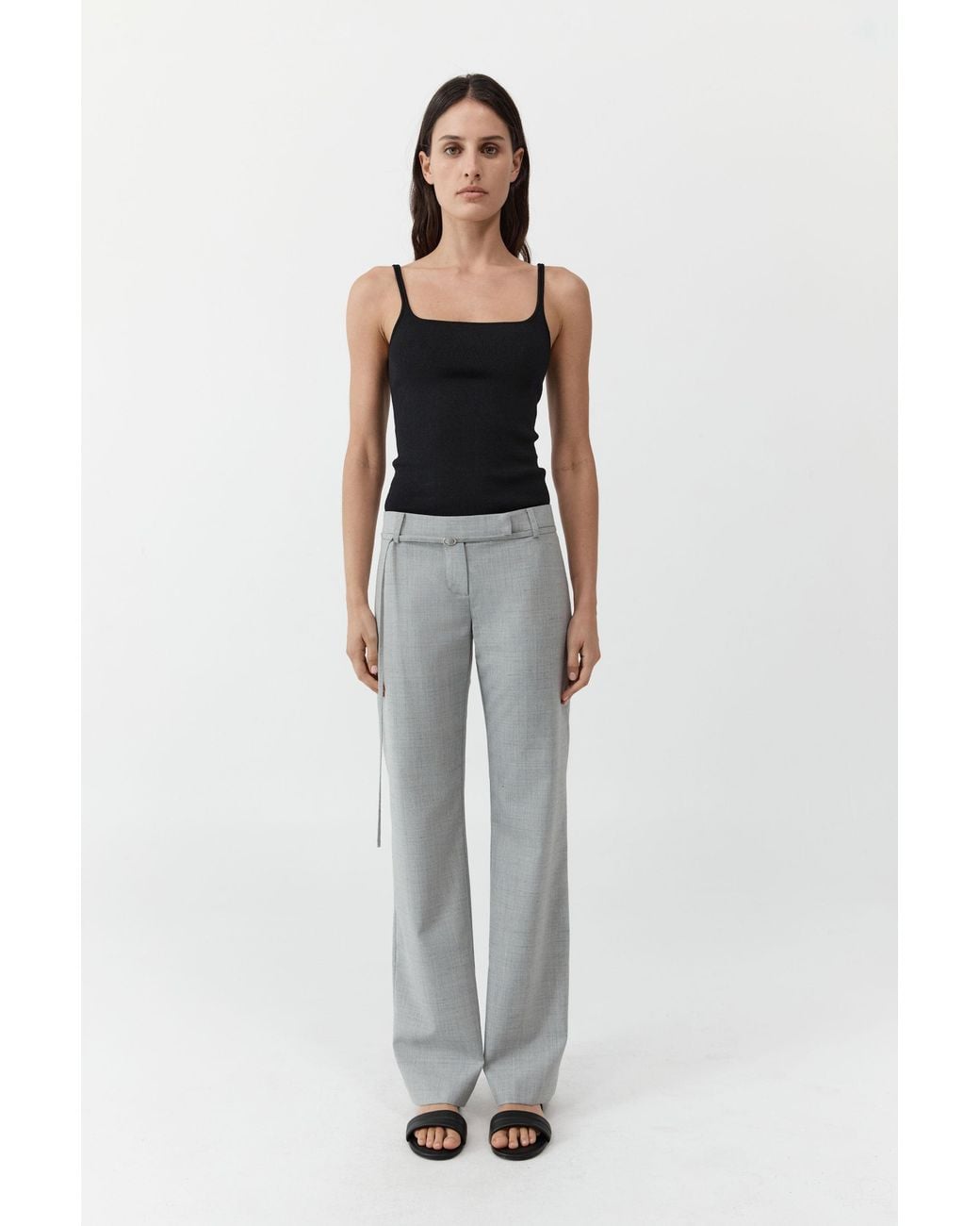 St. Agni Multicolor 90S Belt Minimal Pants