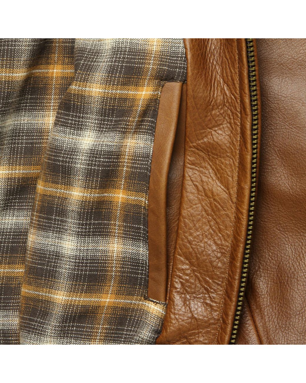 Schott Nyc Antique Cowhide Sherpa 