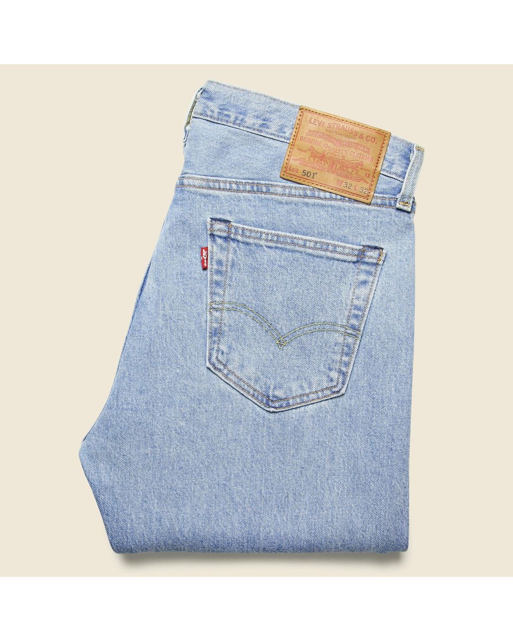 Levi's Premium Cotton 501 Jean - Basil Sand in Blue for Men | Lyst