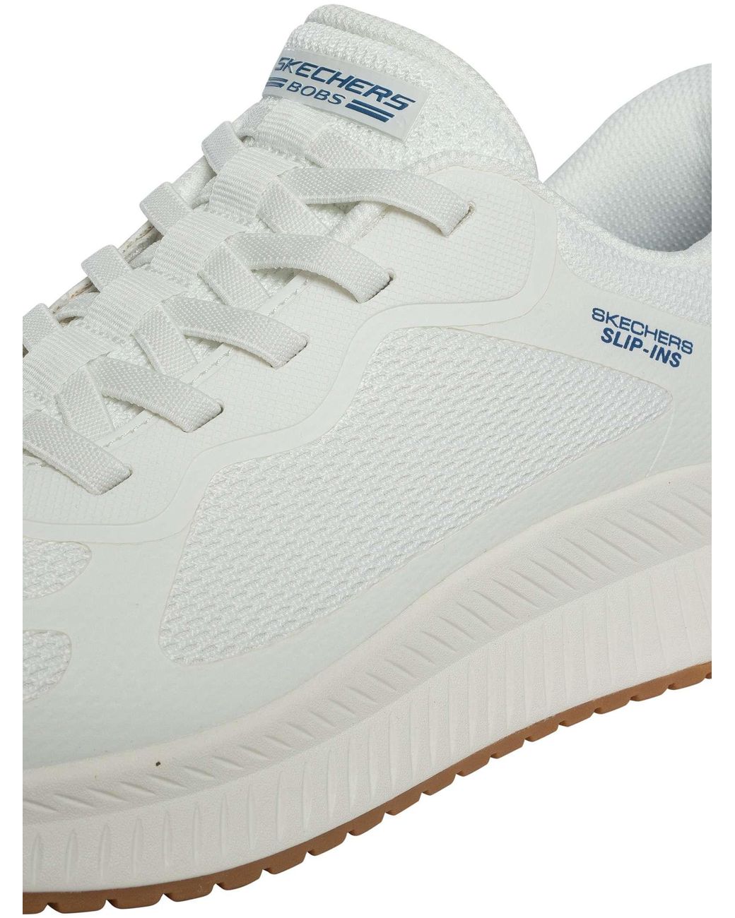Skechers White Slip-Ins Bobs Sport Squad Chaos 4 Trainers for men