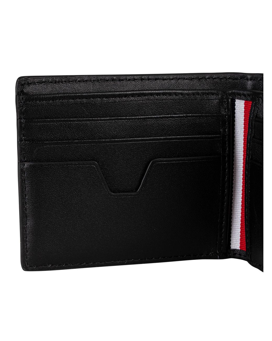 Tommy Hilfiger Central Mini Leather Wallet in Black for Men | Lyst Canada