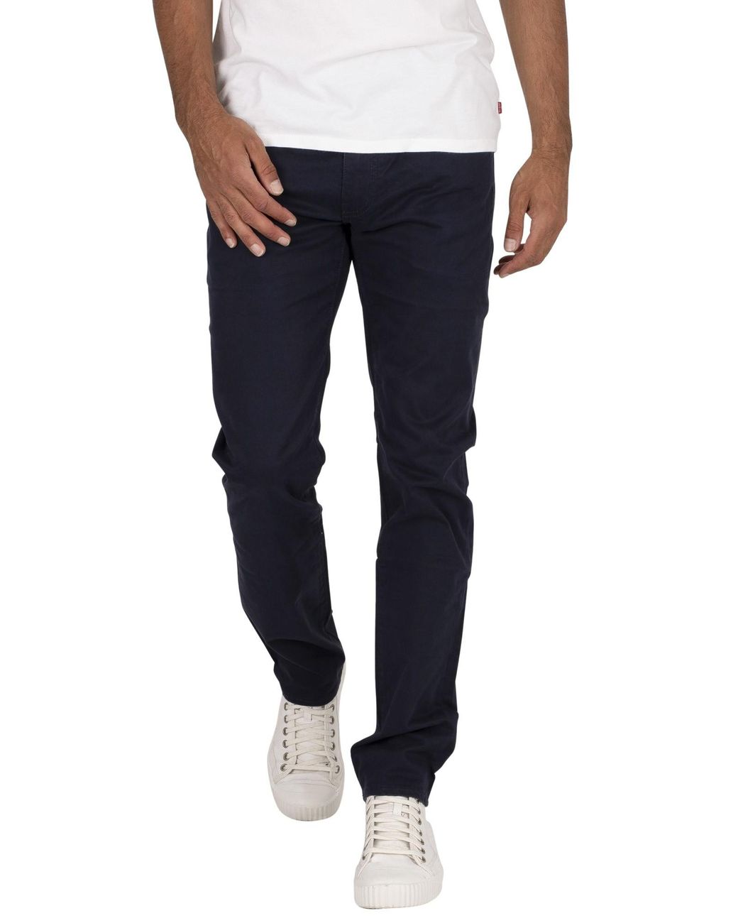 Levi's 511 Slim Chinos in Blue for Men | Lyst