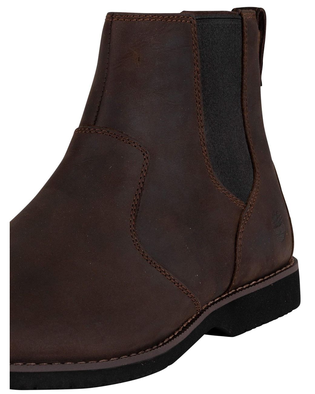 Timberland Woodhull Leather Chelsea Boots in Brown for Men | Lyst