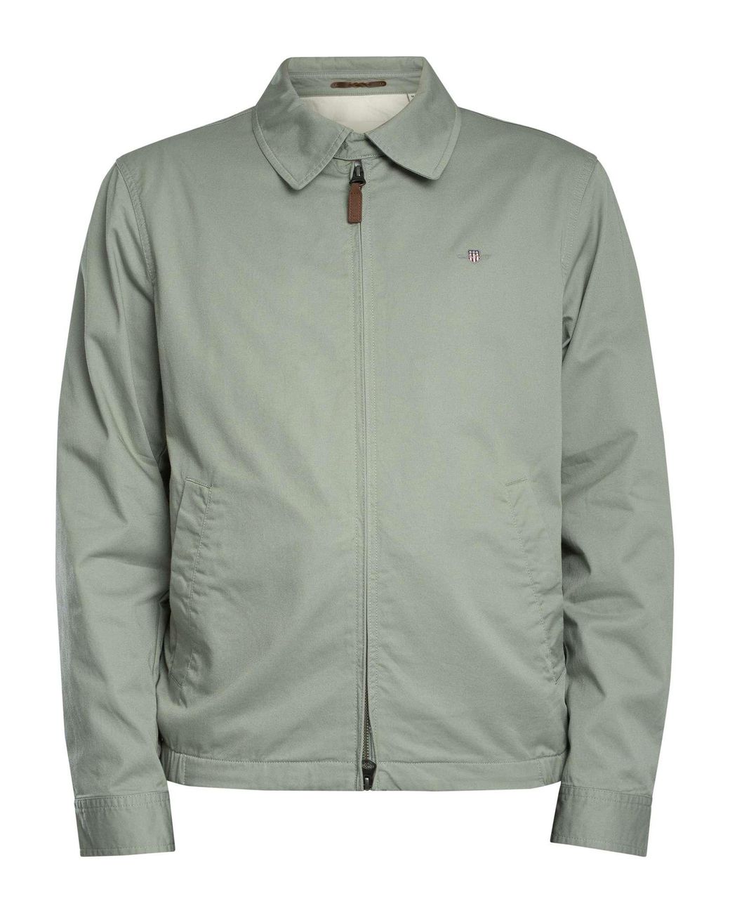 Gant Gray Cotton Windcheater Jacket for men