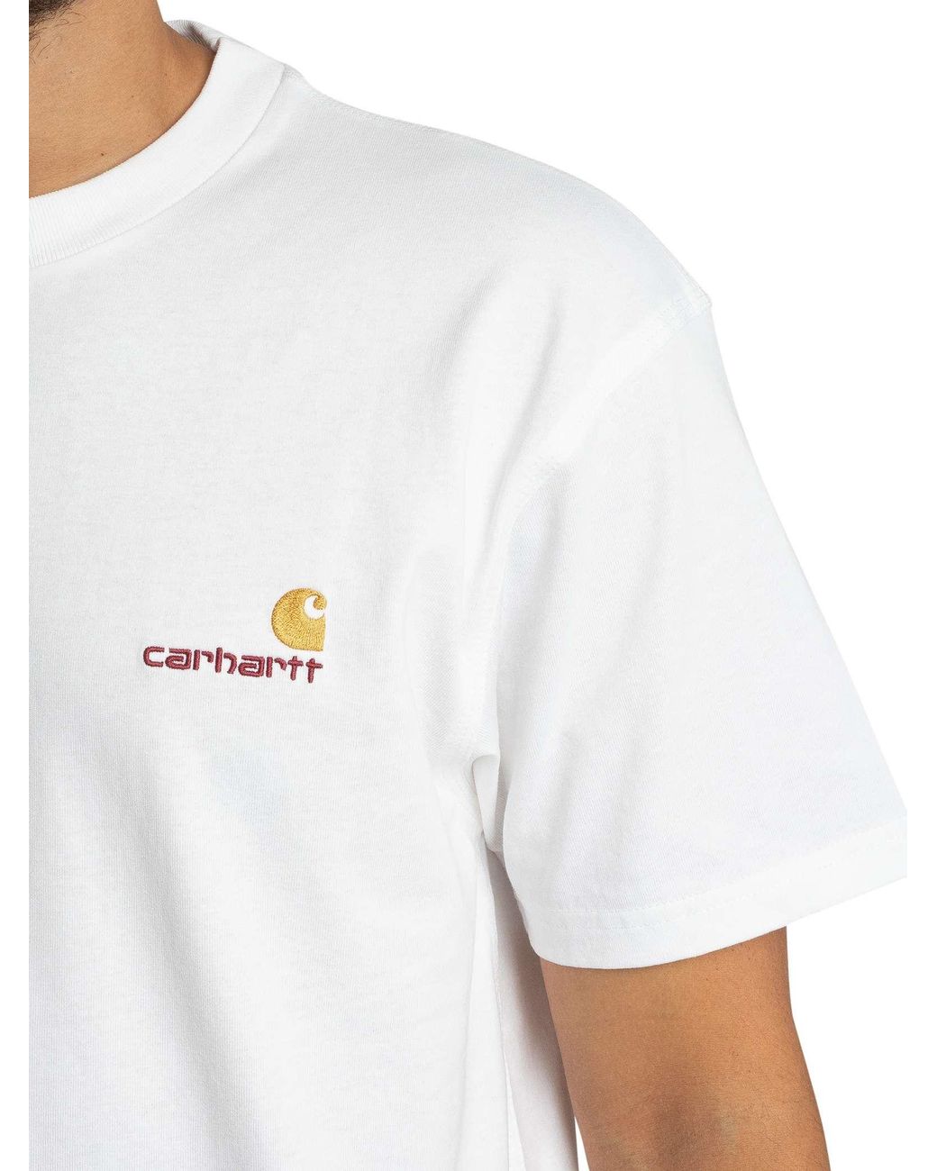 Carhartt White American Script T-Shirt for men