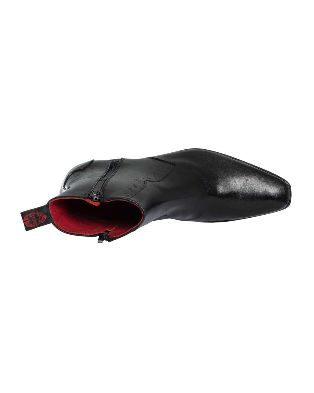Jeffery West Black Carlito Leather Chelsea Boots for men