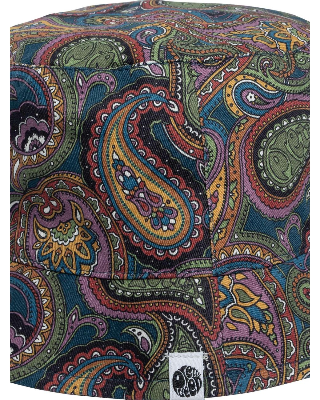 Pretty Green Gray House Paisley Bucket Hat for men