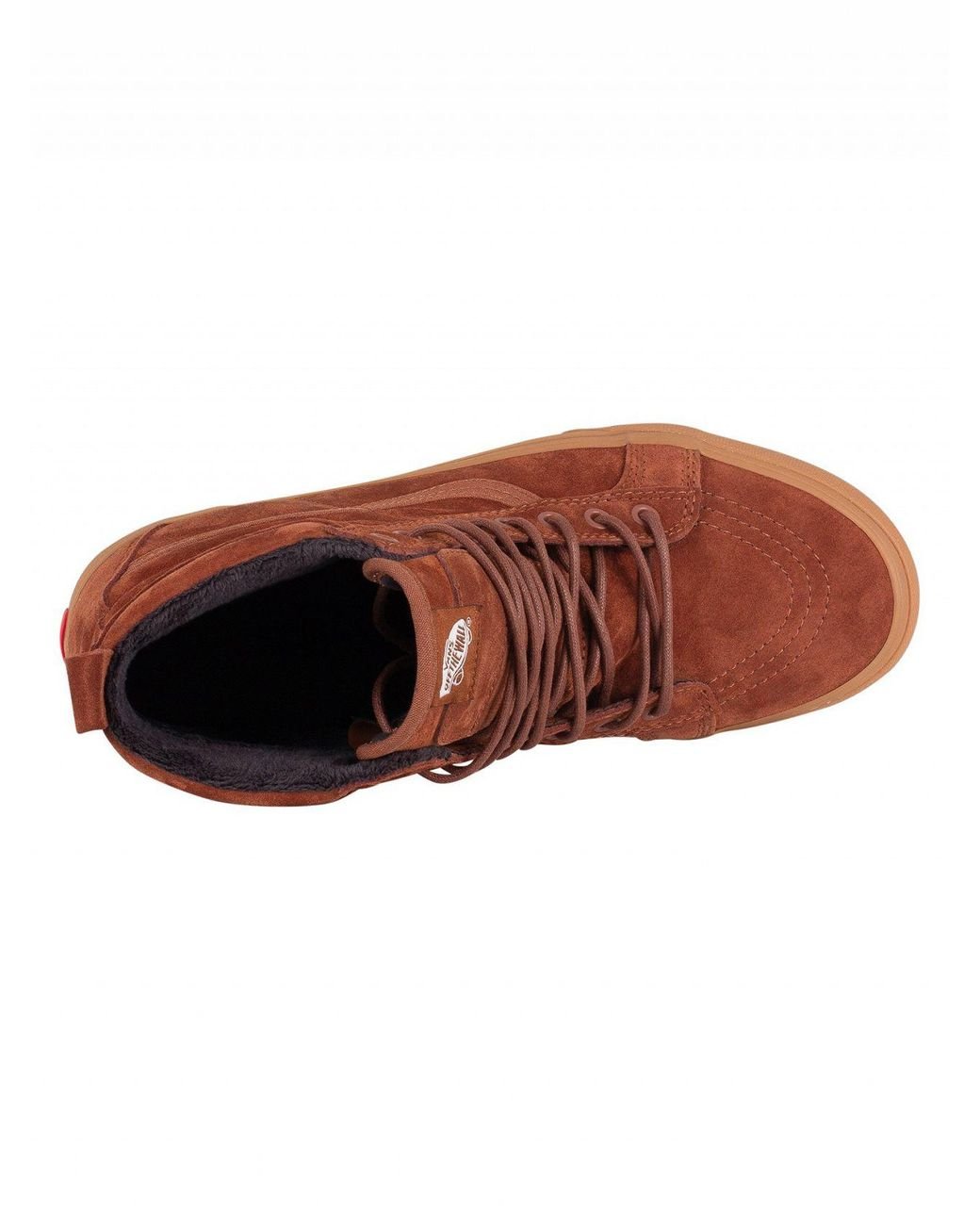 Vans Sequoia/gum Sk8-hi Mte Suede Trainers in Brown for Men | Lyst