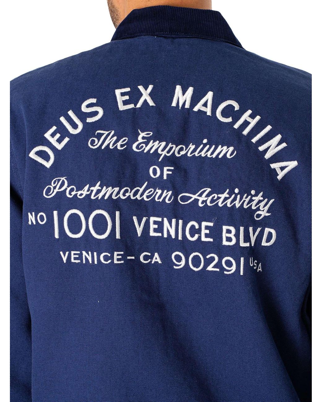 Deus Ex Machina Address Workwear Jacket in Blue for Men | Lyst