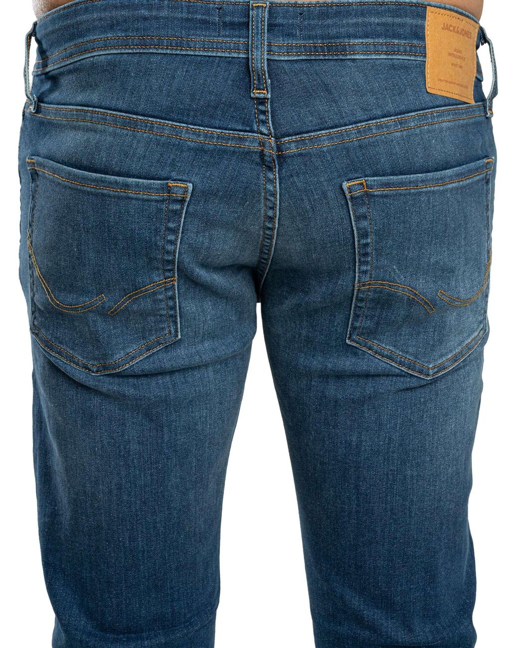 Jack & Jones Blue Glenn Original 814 Slim Jeans for men