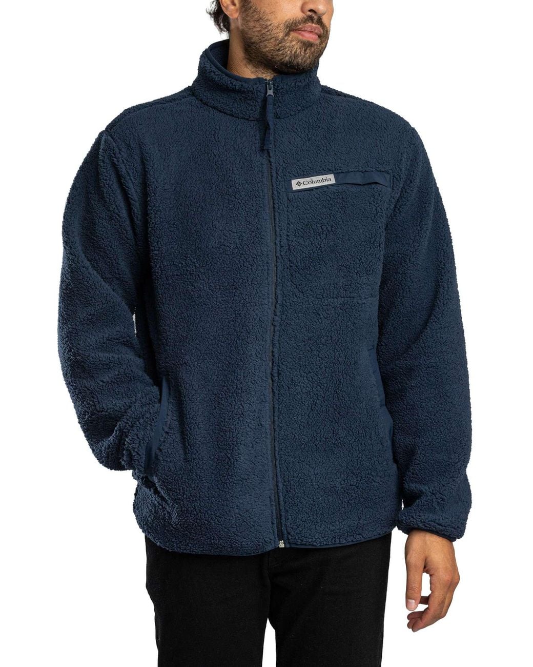 Columbia Blue Rugged Ridge Sherpa Fleece for men