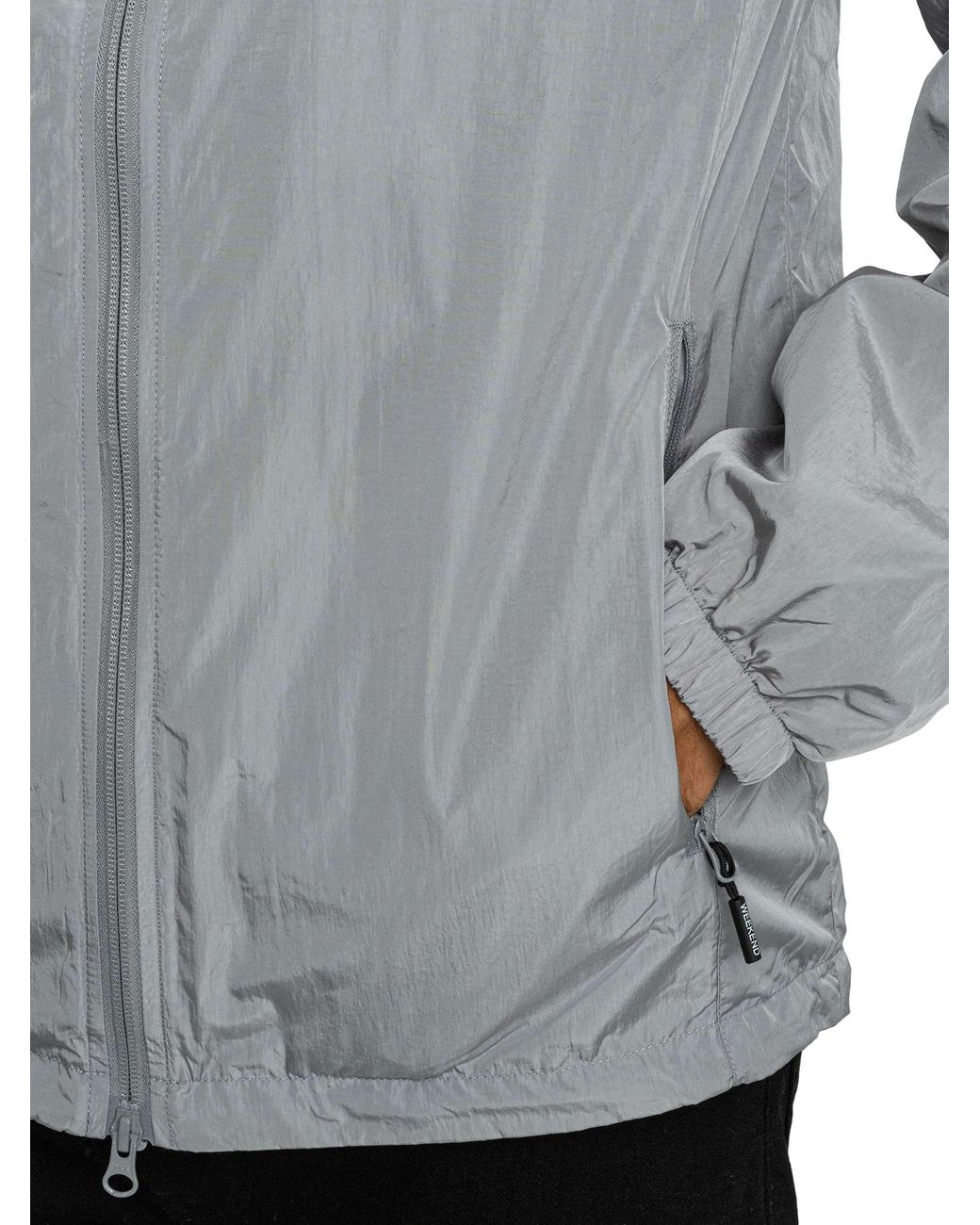 Weekend Offender Gray Technician Jacket for men