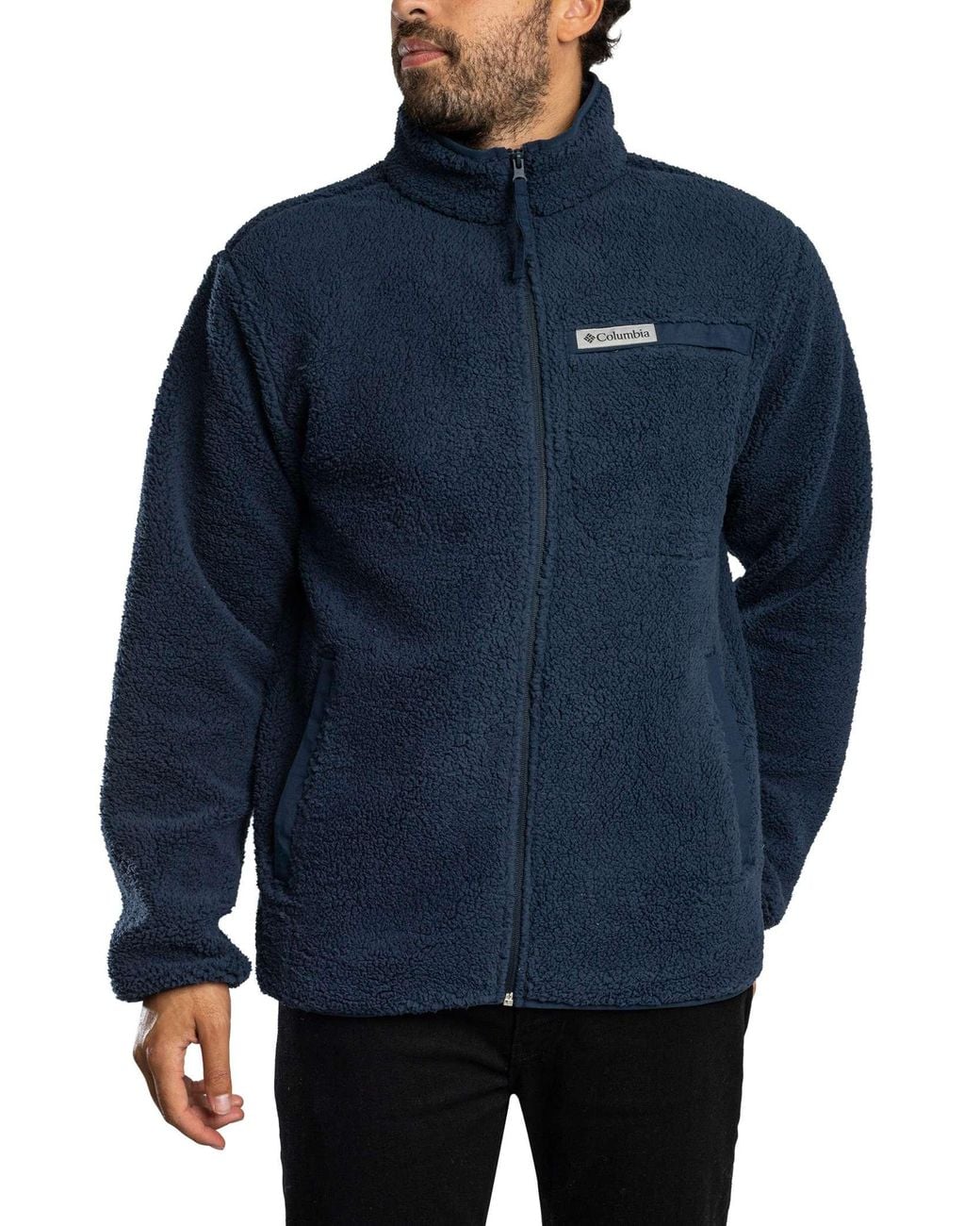 Columbia Blue Rugged Ridge Sherpa Fleece for men