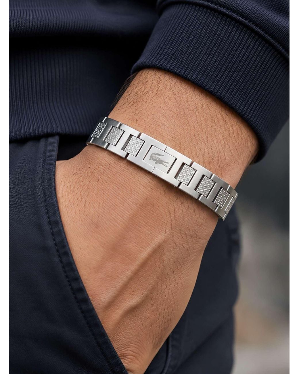 Lacoste Metallic Metropole Bracelet for men