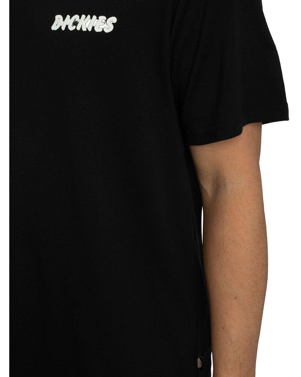 Dickies Black Dry Ridge Graphic T-Shirt for men