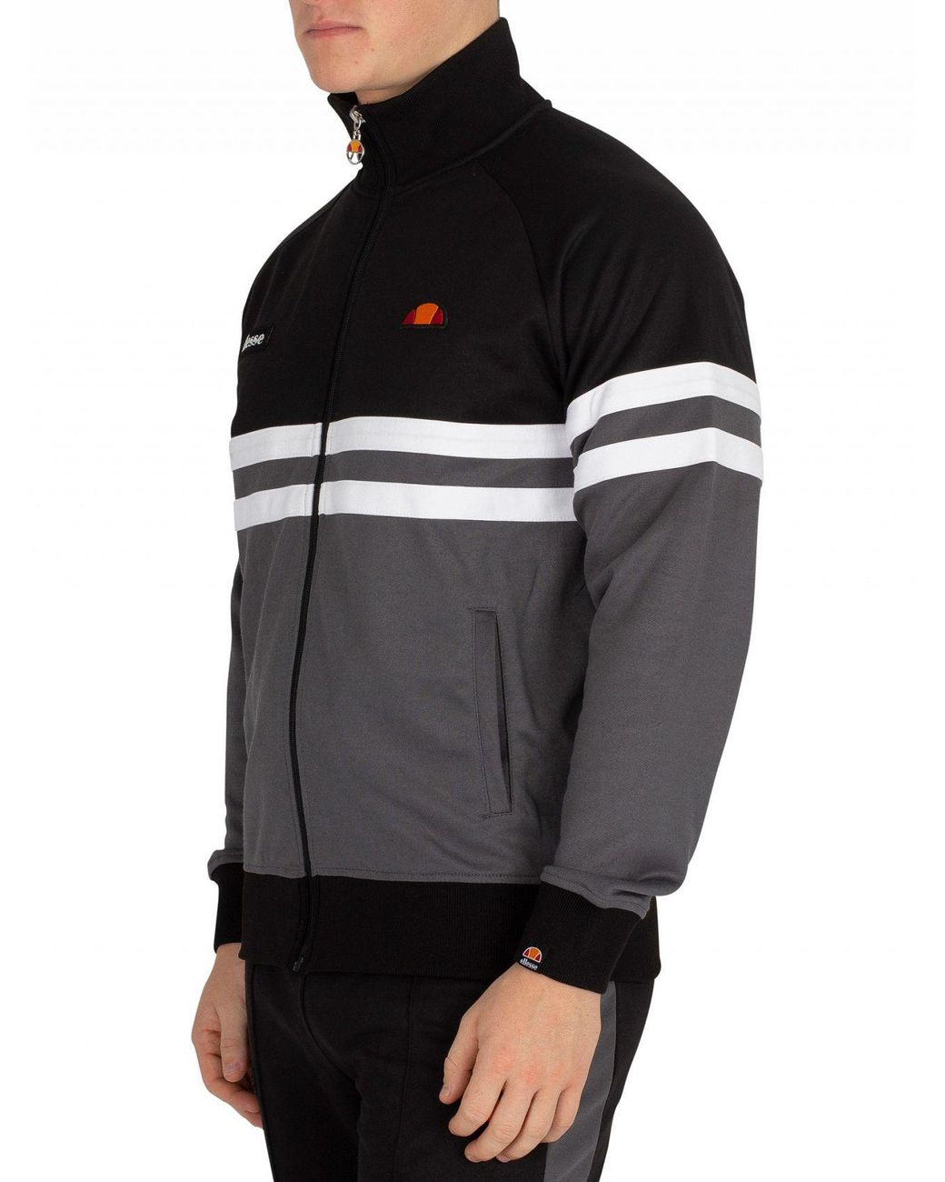 Details about   Ellesse Rimini Track Top Claret/sky Blue 