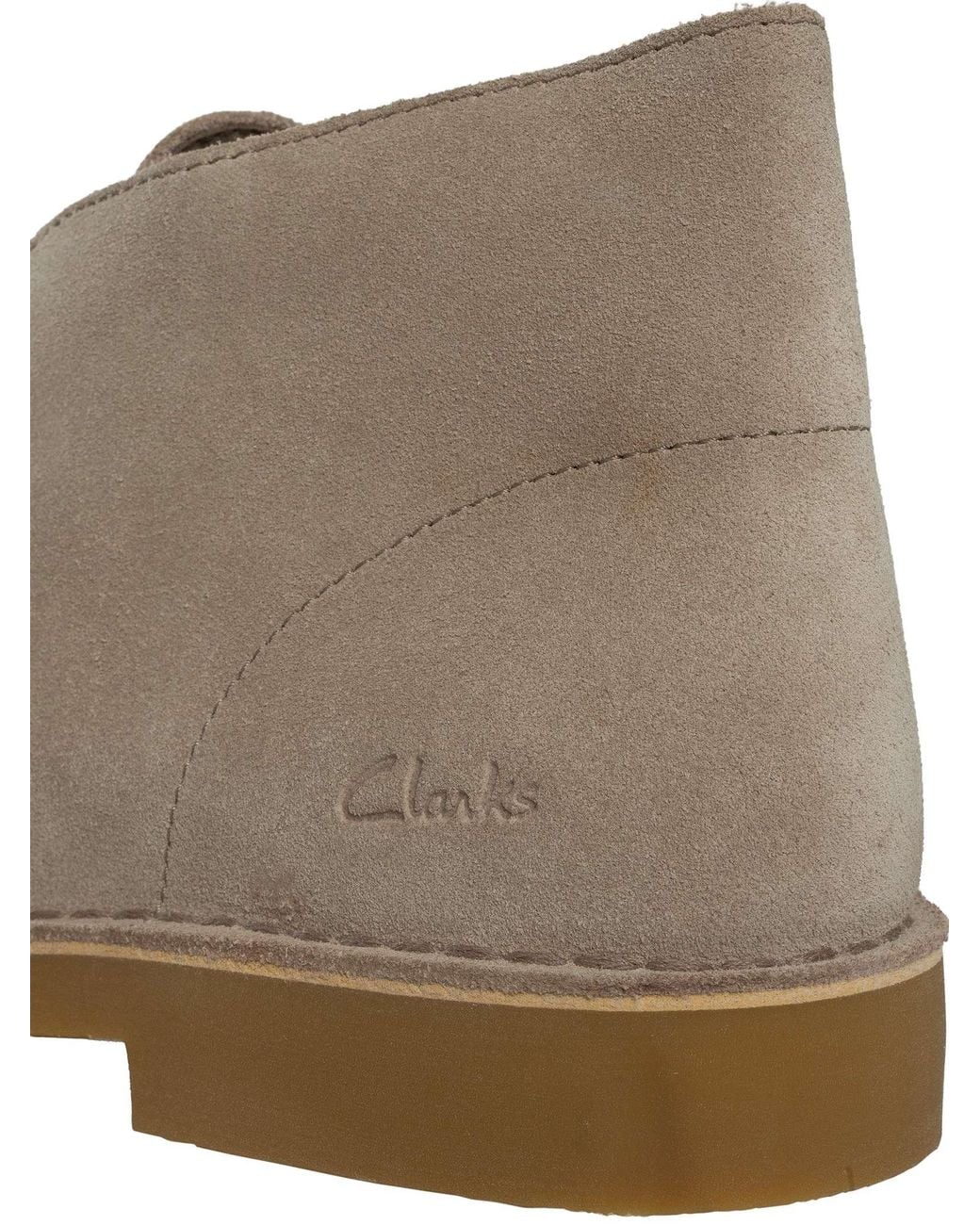 Clarks Natural Desert Evo Suede Boots for men