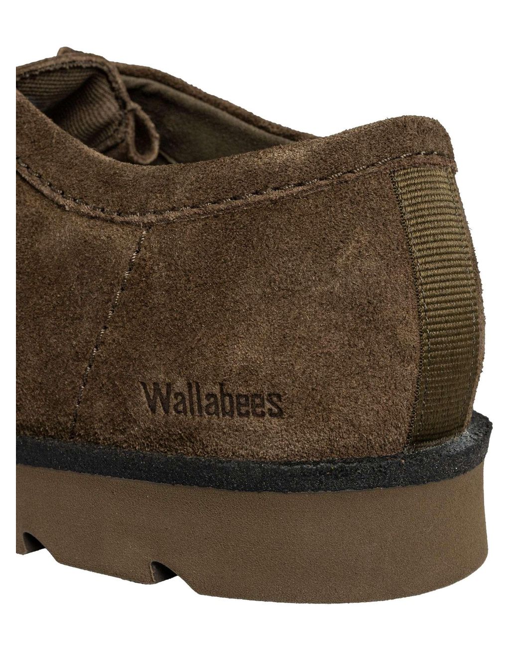 Clarks Brown Meare Walla Suede Shoes for men