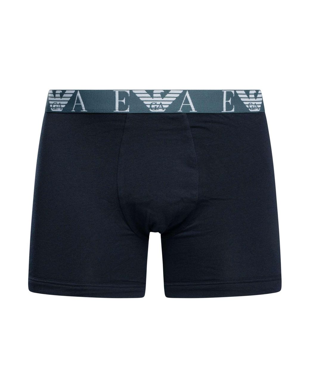 Emporio Armani Blue 3 Pack Boxer Briefs for men