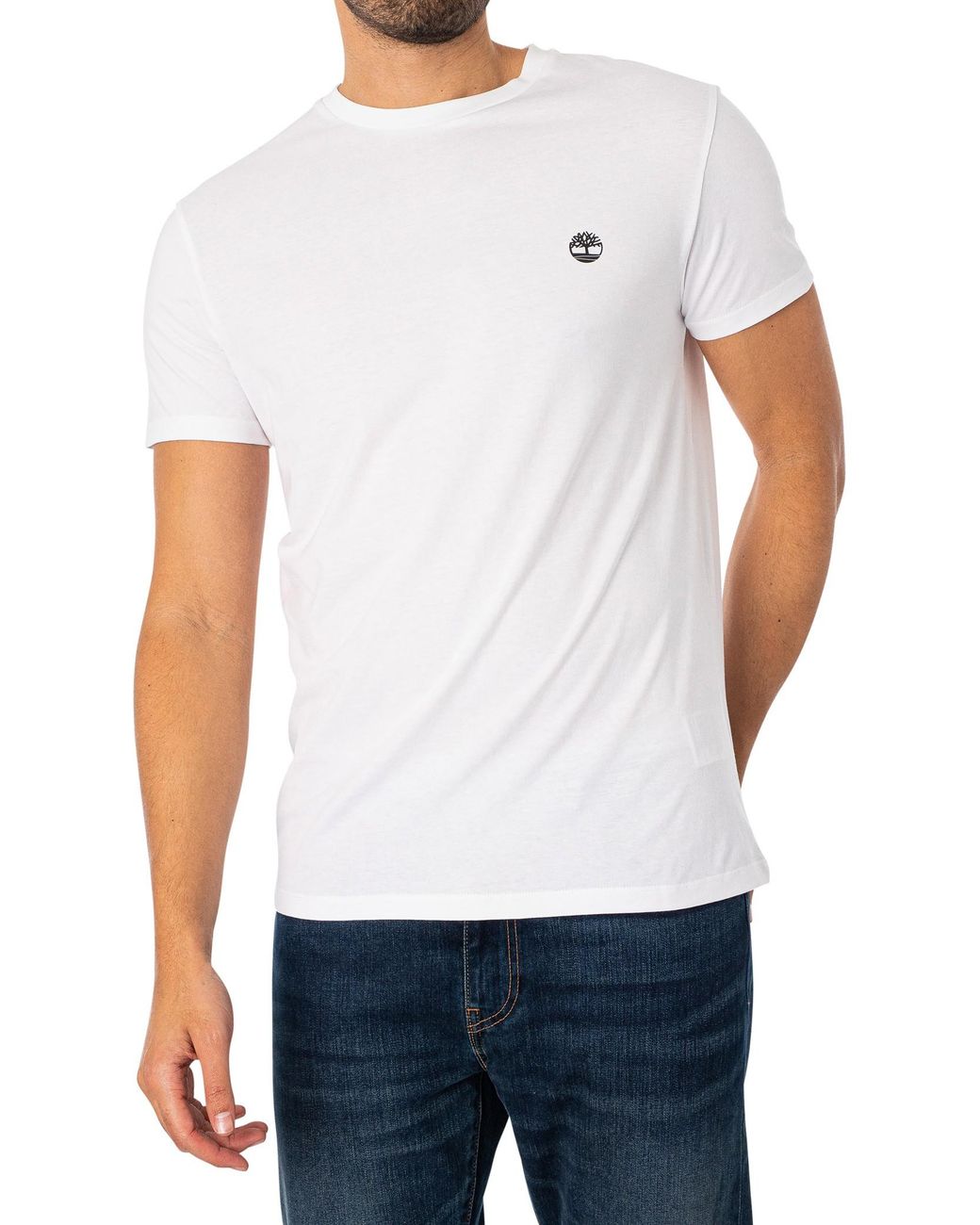 Timberland Black 3 Pack Dustan Slim T-Shirts for men