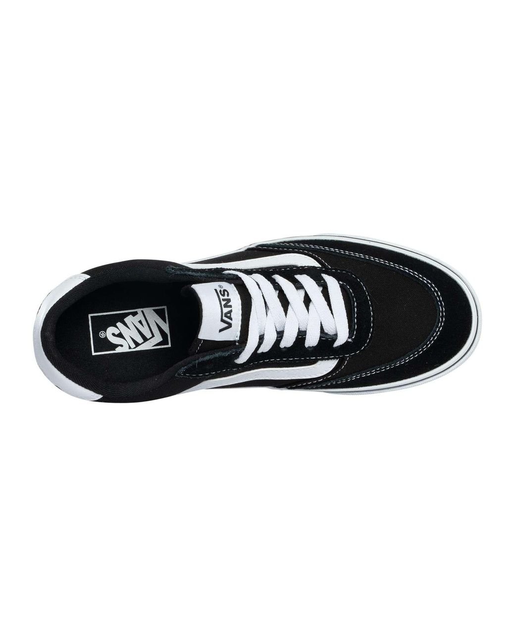 Vans Black Brooklyn Suede Trainers for men