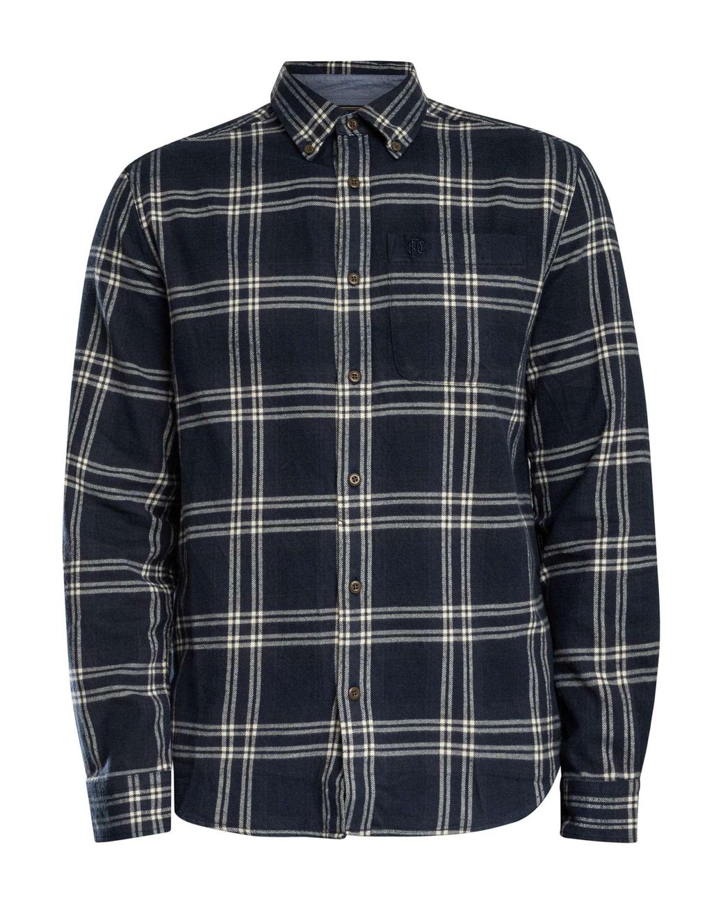 Superdry Blue Cotton Lumberjack Shirt for men