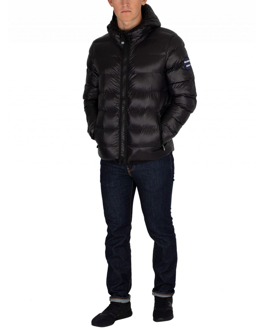 Superdry Crater Padded Jacket Sports in Black for Men | Lyst Canada