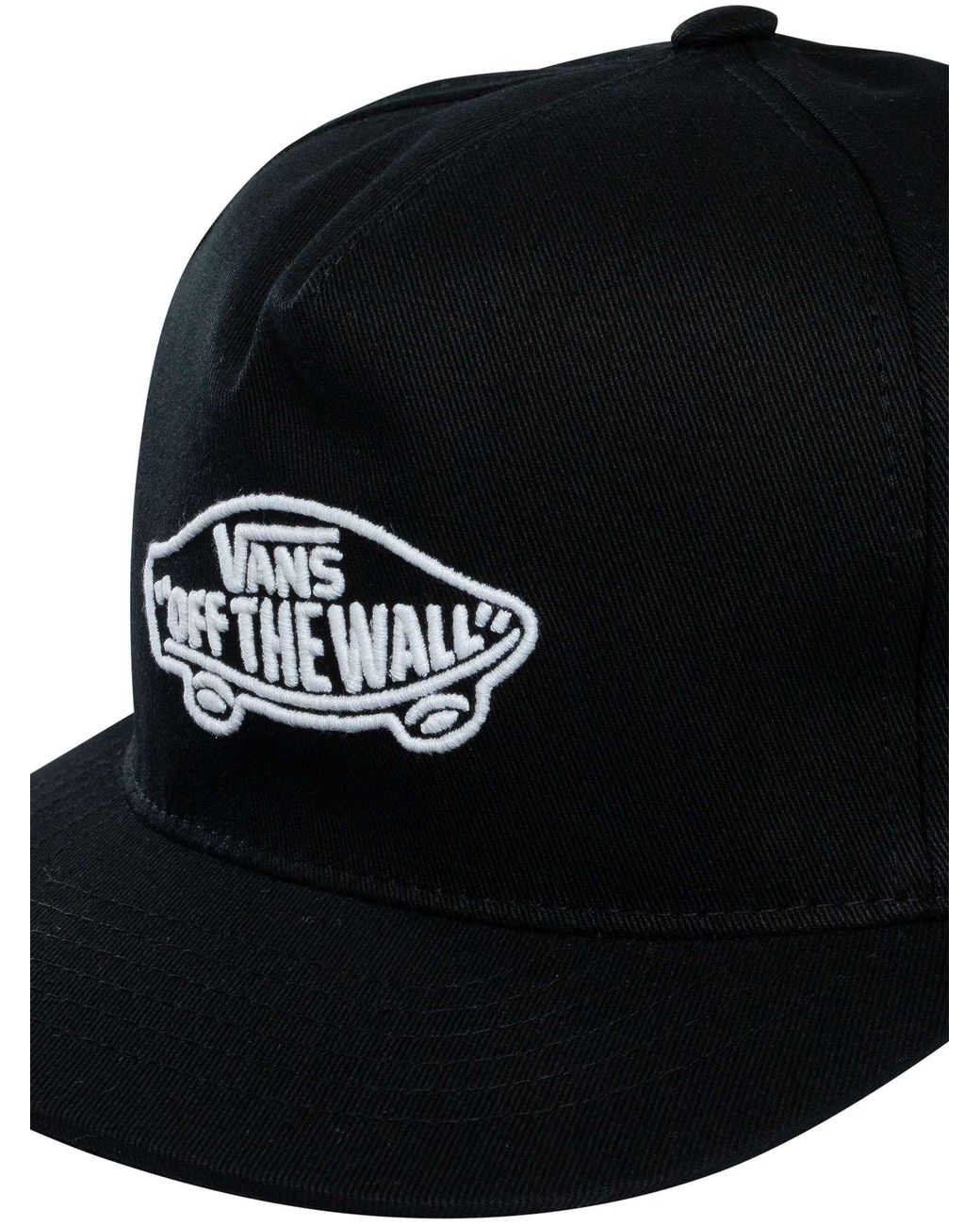 Vans Black Classic Snapback Cap for men