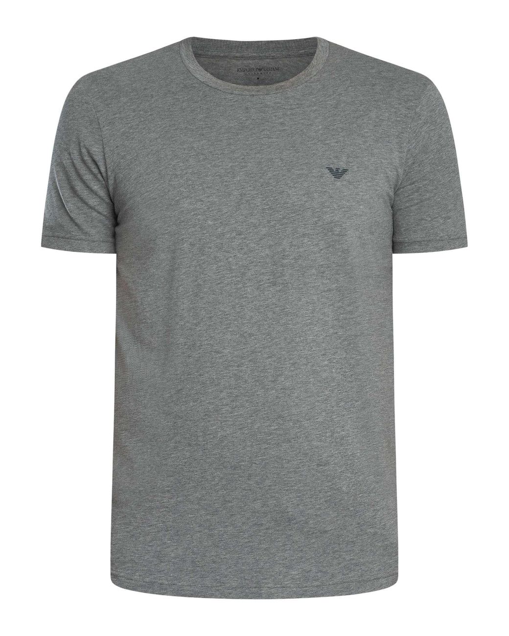 Emporio Armani Gray 2 Pack Lounge Crew T-Shirt for men