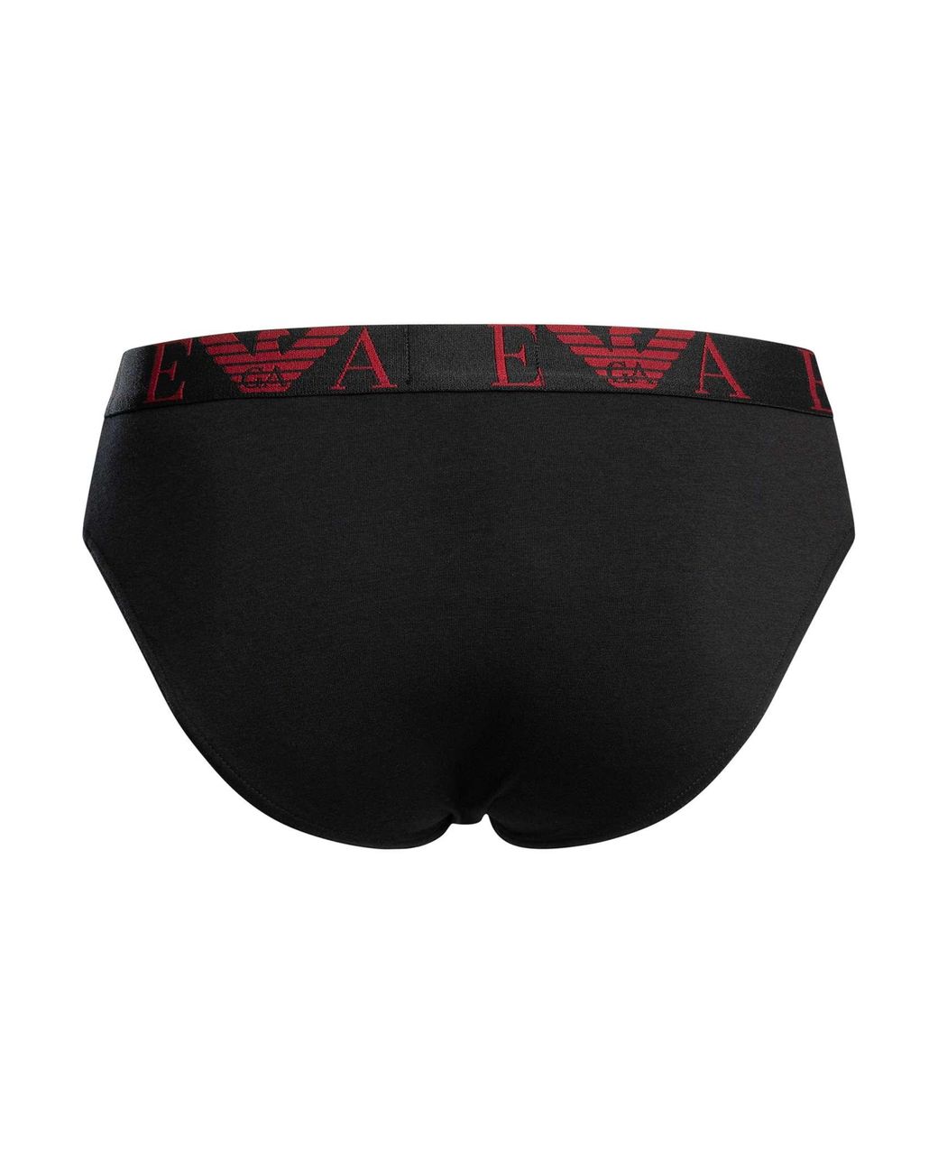 Emporio Armani Black 3 Pack Briefs for men