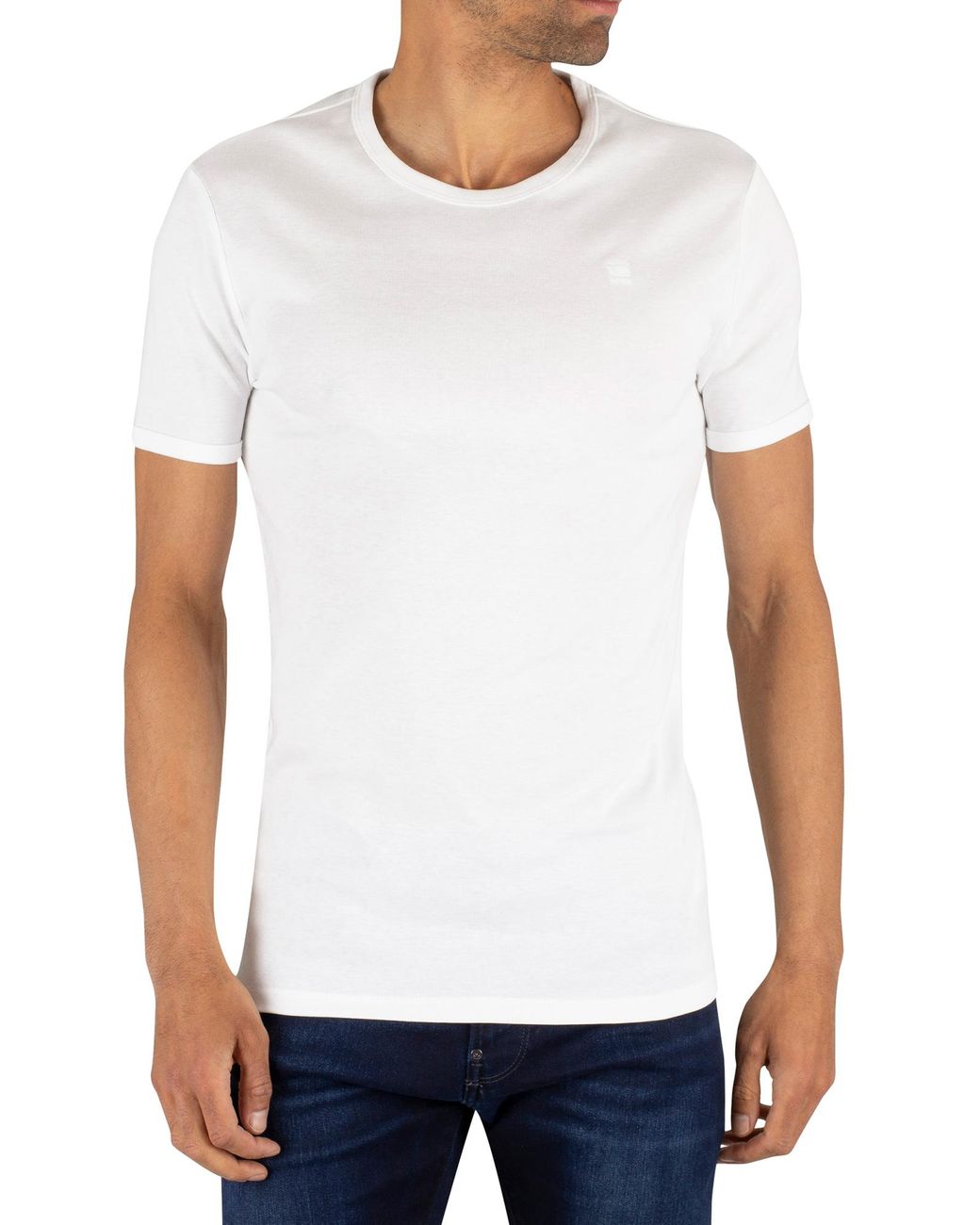 G-Star RAW 2 Pack Slim T-shirts White for Men Lyst
