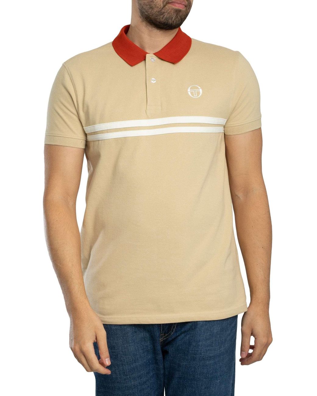 Sergio Tacchini Natural Supermac Polo Shirt for men