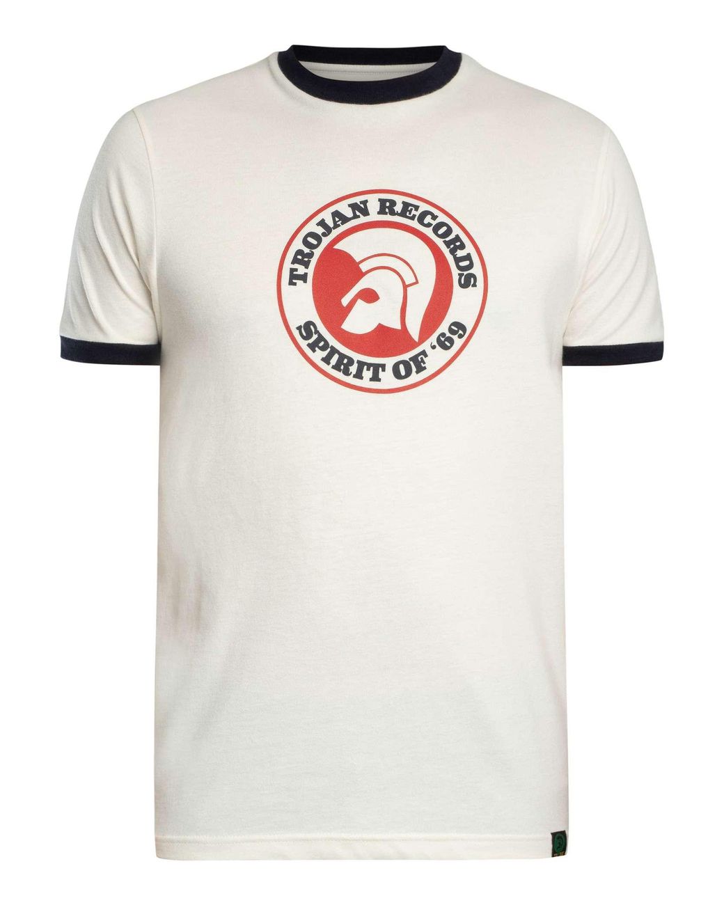 Trojan White Spirit Of '69 Logo T-Shirt for men