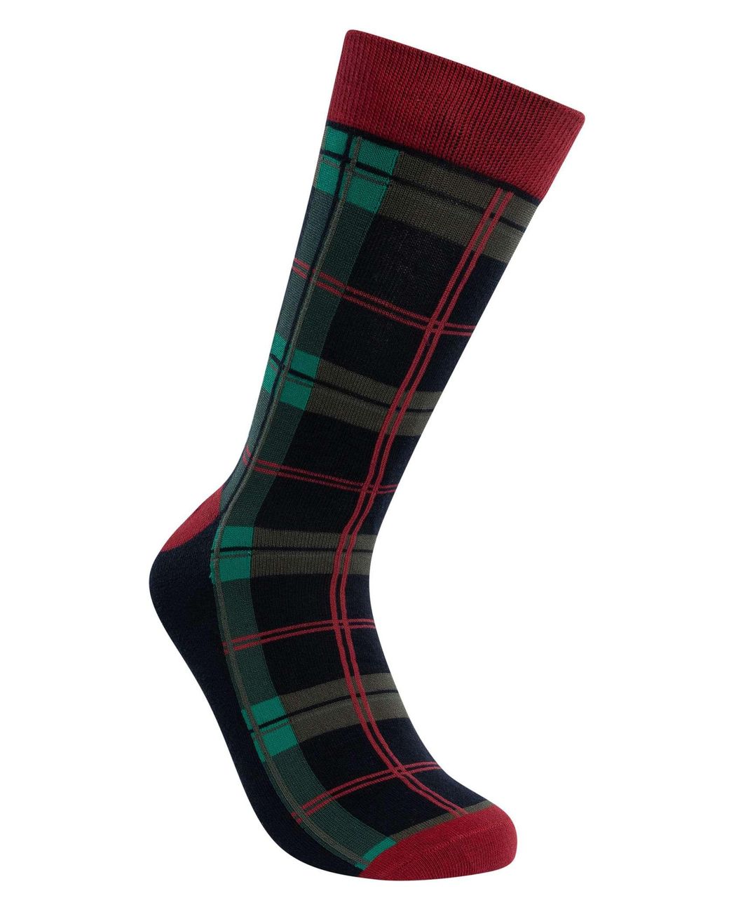 Jack & Jones Blue Xmas Check Socks & Trunk Gift Box for men