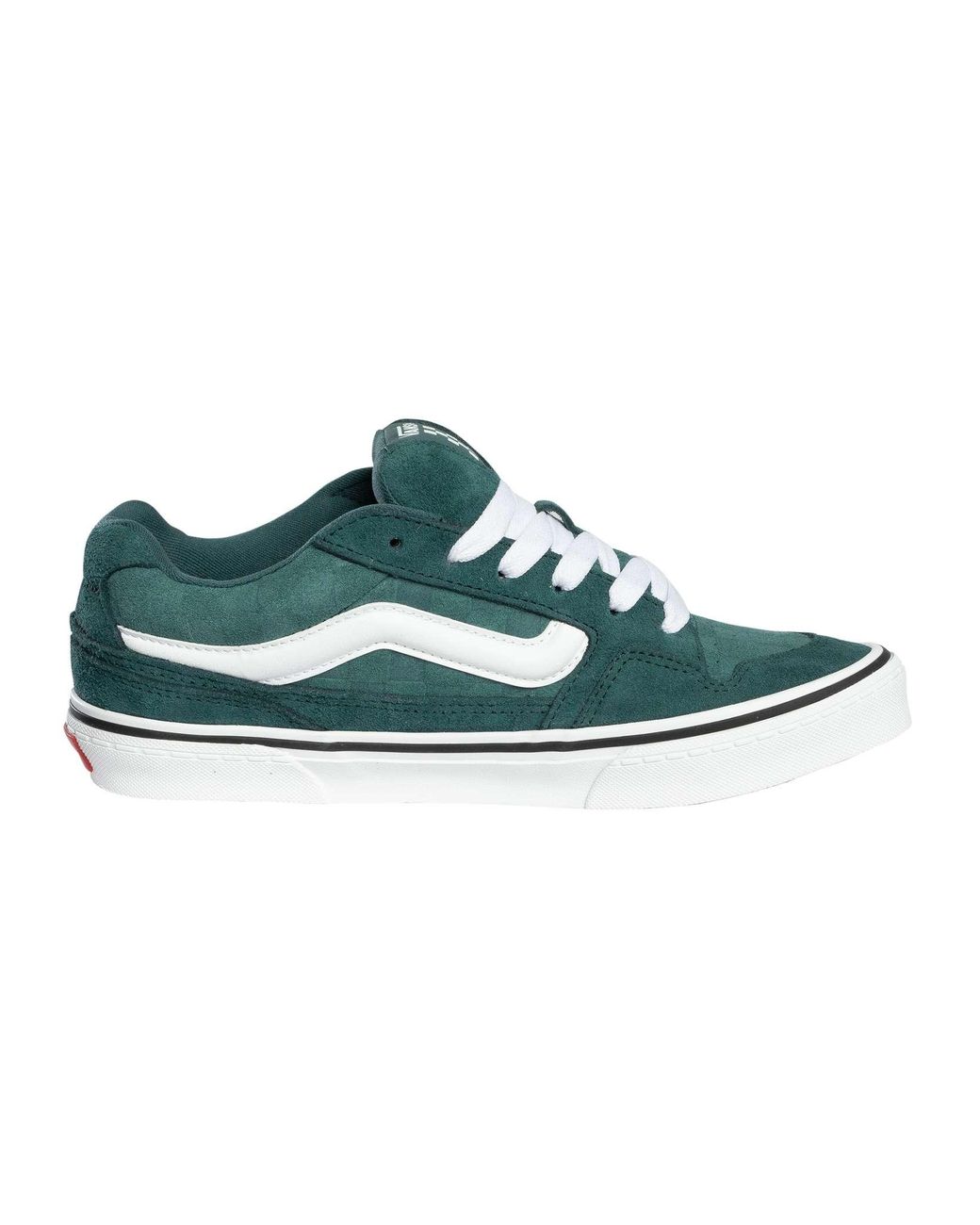Vans Green Caldrone Embossed Suede Trainers for men