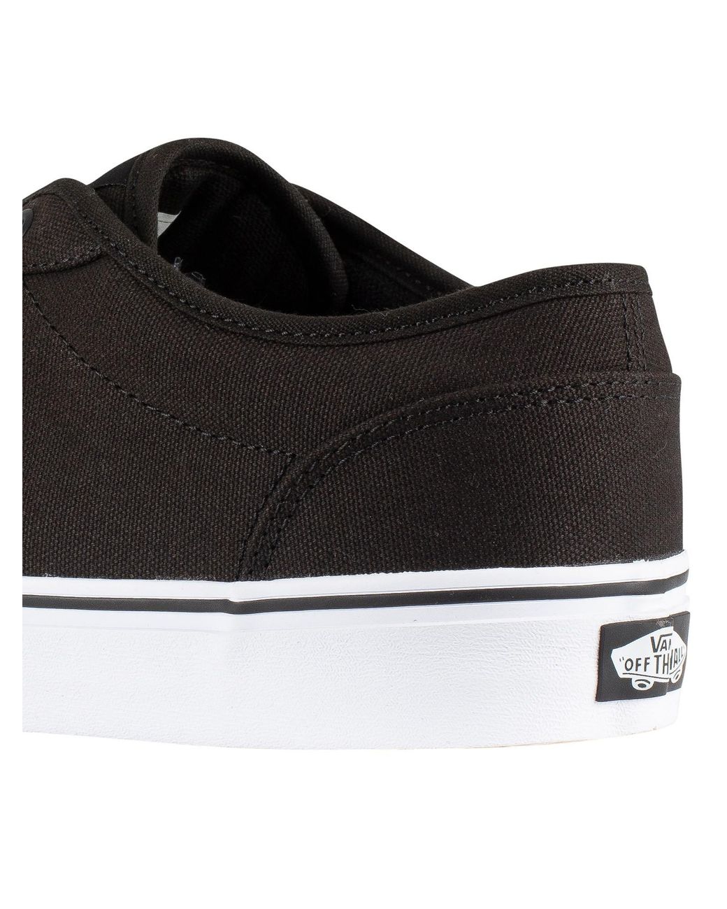 Vans Black Atwood Canvas Trainers for men