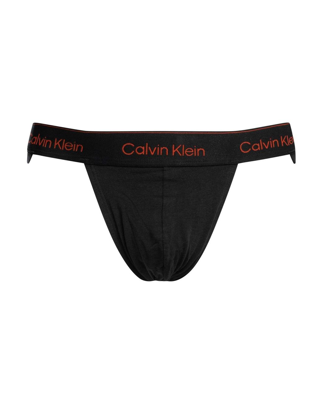 Calvin Klein Black 3 Pack Icon Jockstraps for men